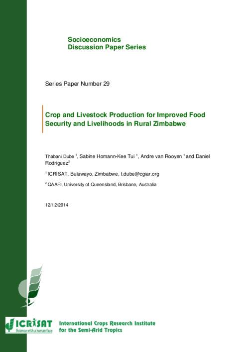 Crop and Livestock Production for Improved Food Security and Livelihoods in Rural Zimbabwe