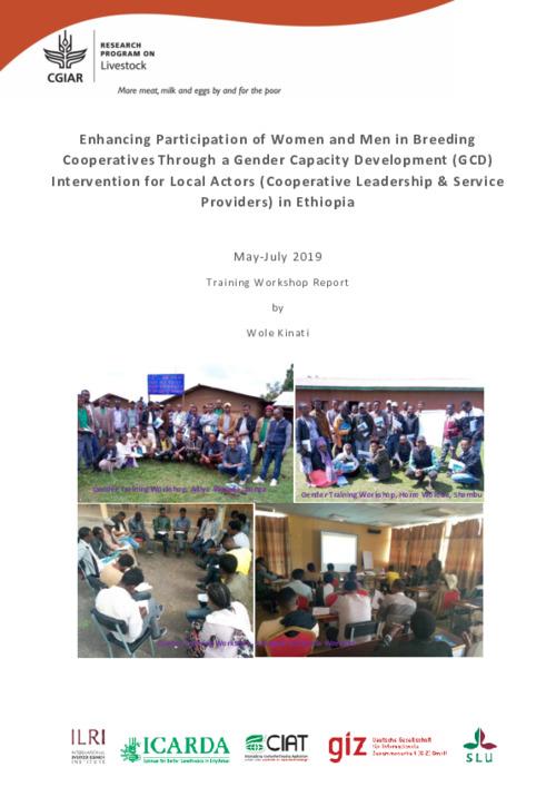 Enhancing Participation of Women and Men in Breeding Cooperatives Through a Gender Capacity Development (GCD) Intervention for Local Actors (Cooperative Leadership & Service Providers) in Ethiopia