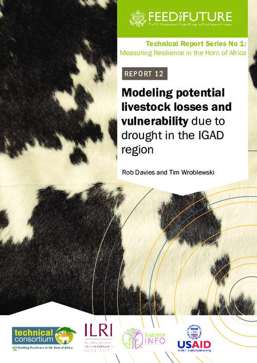 Modeling potential livestock losses and vulnerability due to drought in the IGAD region