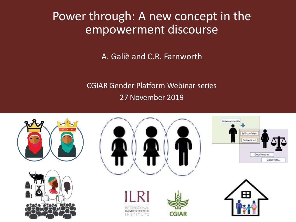 Power through: A new concept in the empowerment discourse