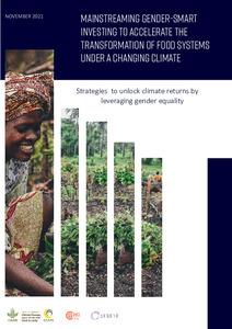 Mainstreaming gender-smart investing to accelerate the transformation of food systems under a changing climate: Strategies to unlock climate returns by leveraging gender equality