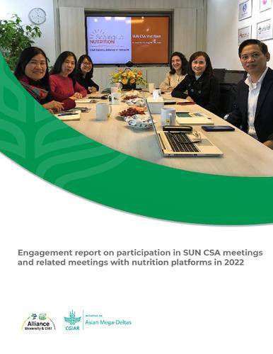 Engagement report on participation in SUN CSA meetings and related meetings with nutrition platforms in 2022