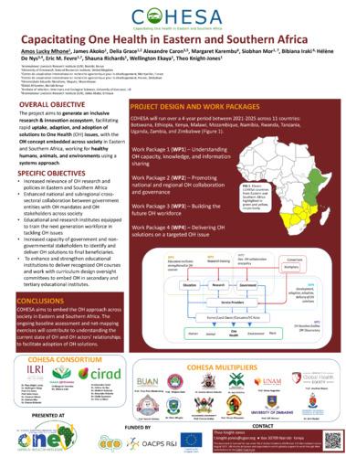 Capacitating One Health in Eastern and Southern Africa