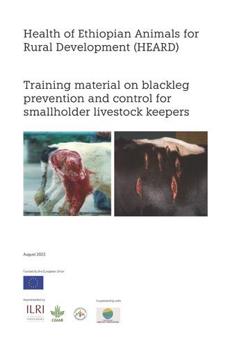 Training material on blackleg prevention and control for smallholder livestock keepers
