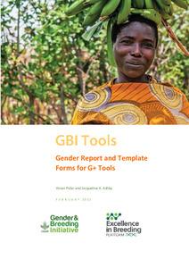 Gender Report and template Forms for G+ Tools
