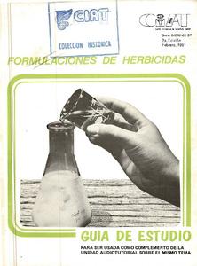 Formulaciones de herbicidas [conjunto audiotutorial]