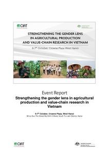 Strengthening the gender lens in agricultural production and value-chain research in Vietnam