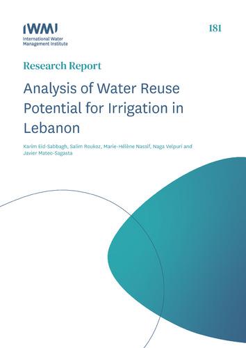 Analysis of water reuse potential for irrigation in Lebanon
