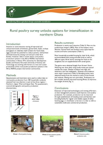 Rural poultry survey unlocks options for intensification in northern Ghana