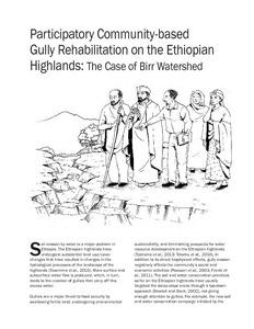 Sustaining landscapes: Participatory community-based gully rehabilitation on the Ethiopian highlands: The case of Birr watershed