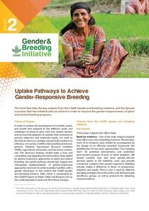 Uptake Pathways to Achieve Gender-Responsive Breeding