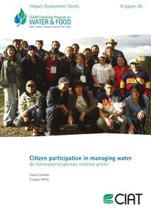 Citizen participation in managing water: Do Conversatorios generate collective action?