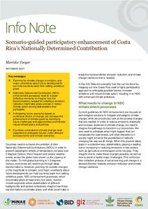 Scenario-guided participatory enhancement of Costa Rica’s Nationally Determined Contribution
