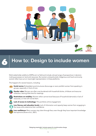 How to: Design to include women