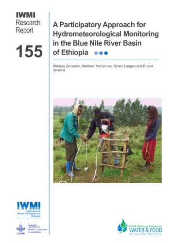 A participatory approach for hydrometeorological monitoring in the Blue Nile River Basin of Ethiopia