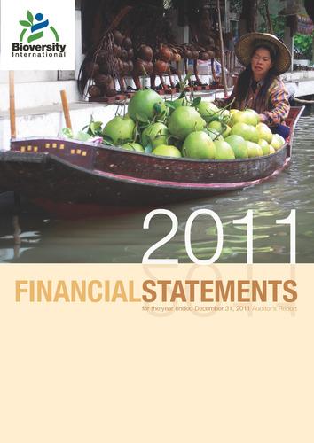 Bioversity International financial statements 2011: for the year ended December 31, 2011: Auditor's report