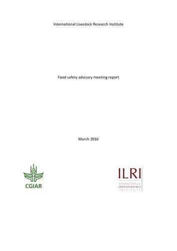 Food safety advisory meeting report