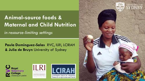 Animal-source foods and maternal and child nutrition in resource-limiting settings