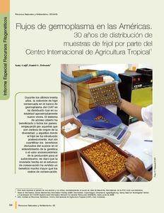 Flujos de germoplasma en las Américas. 30 años de distribución de muestras de frijol por parte del Centro Internacional de Agricultura Tropical