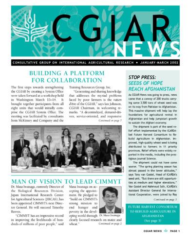 CGIAR News - January - March 2002