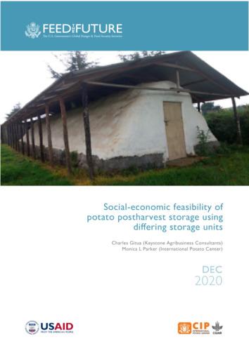 Social-economic feasibility of potato postharvest storage using differing storage units