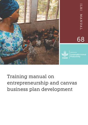 Training manual on entrepreneurship and canvas business plan development
