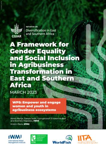 A framework for gender equality and social inclusion in agribusiness transformation in East and Southern Africa