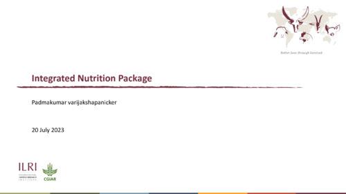 Integrated Nutrition Package