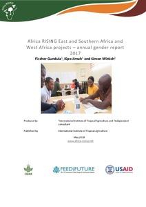 Africa RISING East and Southern Africa and West Africa projects – annual gender report 2017