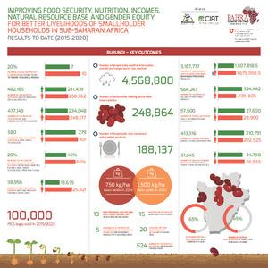 Improving food security, nutrition, incomes, natural resource base and gender equity for better livelihoods of smallholder households. Results to date (2015-2020)