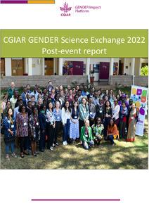 CGIAR GENDER Science Exchange 2022: Post-event report
