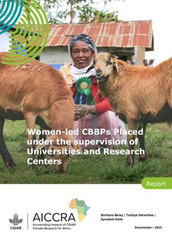 Women-led CBBPs Placed under the supervision of Universities and Research Centers