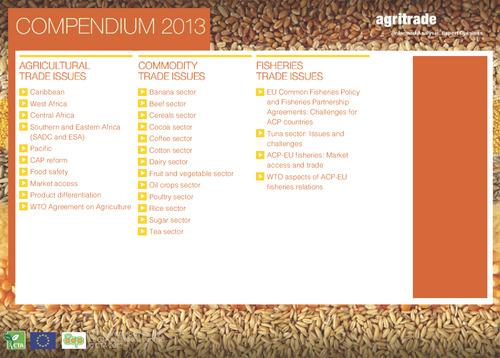 ACP-EU Trade Issues in the Agricultural and Fisheries Sectors: Agritrade Compendium 2013