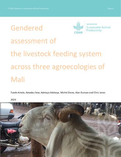 Gendered assessment of the livestock feeding system across three agroecologies of Mali