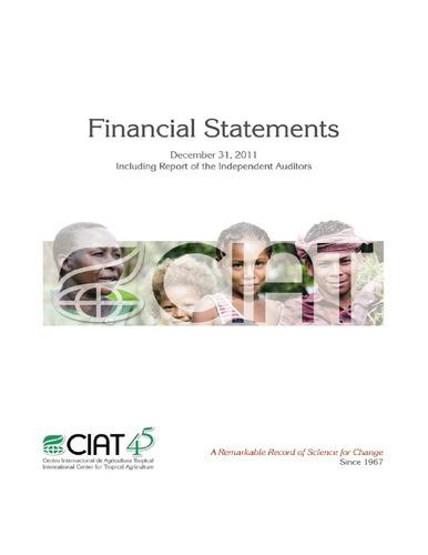 CIAT Financial Statements. December 31, 2011: Including report of the independent auditors