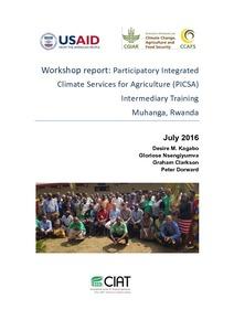 Participatory Integrated Climate Services for Agriculture (PICSA) Intermediary Training in Muhanga, Rwanda