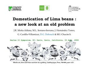 Domestication of Lima beans: a new look at an old problem