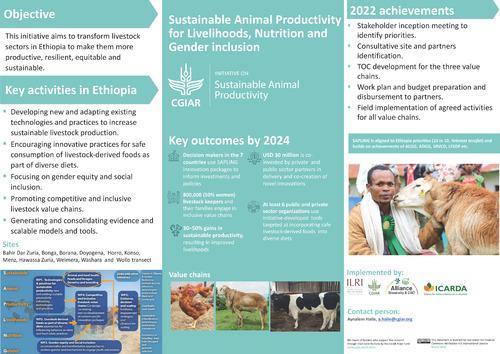 Sustainable Animal Productivity for Livelihoods, Nutrition and Gender inclusion