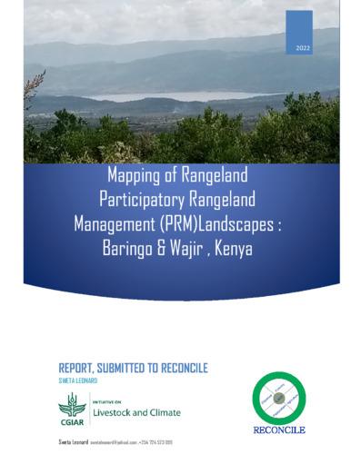 Mapping of Rangeland Participatory Rangeland Management (PRM) Landscapes: Baringo & Wajir, Kenya
