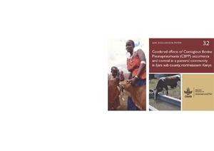 Gendered effects of Contagious Bovine Pleuropneumonia (CBPP) occurrence and control in a pastoral community in Ijara sub county, northeastern Kenya
