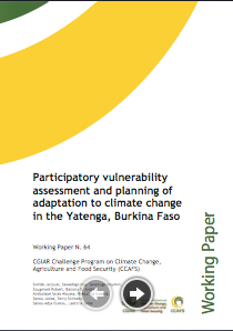 Participatory vulnerability assessment and planning of adaptation to climate change in the Yatenga, Burkina Faso