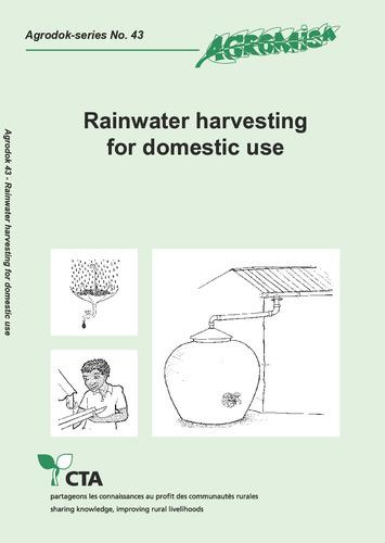 Rainwater harvesting for domestic use