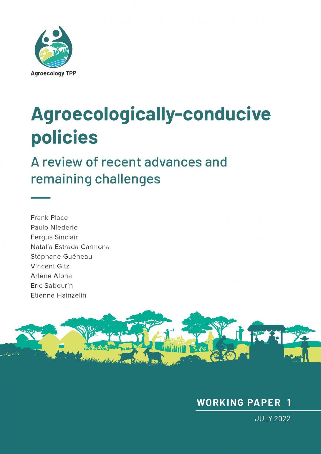 Agroecologically-conducive policies: A review of recent advances and remaining challenges