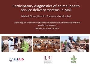 Participatory diagnostics of animal health service delivery systems in Mali