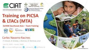 Training on Participatory Integrated Climate Services for Agriculture (PICSA) and Local Technical Agroclimatic Comittes (MTA / LTAC)