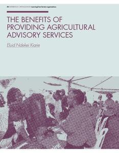 The benefits of providing agricultural advisory services [Kenya]