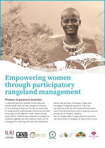 Empowering women through participatory rangeland management