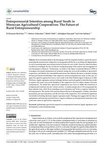Entrepreneurial intention among rural youth in Moroccan Agricultural Cooperatives: the future of rural entrepreneurship
