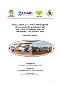 Training workshops on Participatory Integrated Climate Services for Agriculture (PICSA)