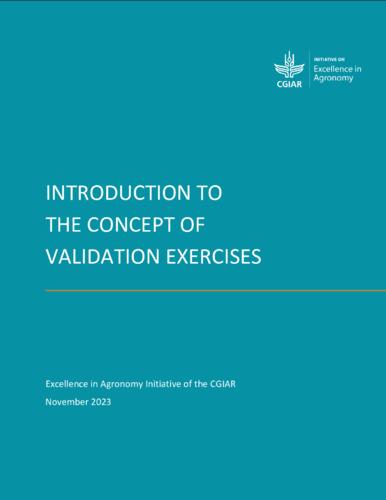 Introduction to the concept of validation exercises